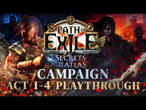Explaining EVERYTHING in Path of Exile - Melee Leveling [Acts 1-4]
