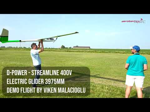 D-Power Streamline 400V | Demo Flight | High-Performance Electric Glider in Action! | Aerobertics