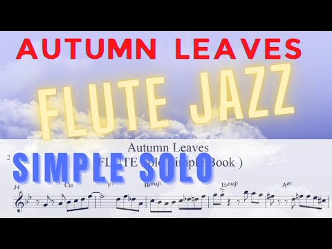 Autumn Leaves | Flute JAZZ | Easy FLUTE BOOK