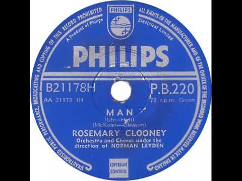 UK New Entry 1954 (8b) Rosemary Clooney - Man (Uh-Huh)