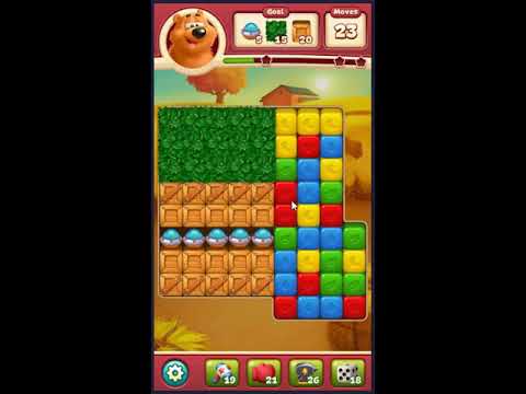 Toon Blast Level 1787 - NO BOOSTERS 🐻🐺🐱 | SKILLGAMING ✔️