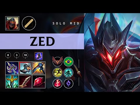 Zed Mid vs Syndra - BR Grandmaster Patch 26.01