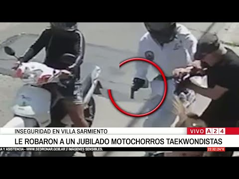 🚨 VIOLENTO ROBO A UNA PAREJA DE JUBILADOS EN VILLA SARMIENTO