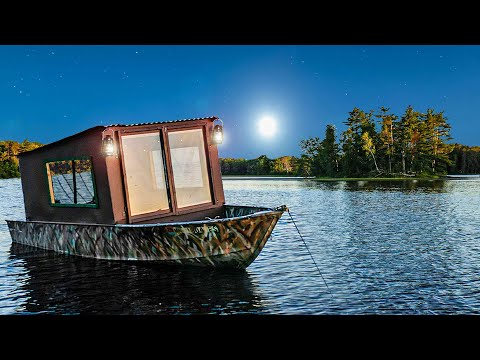 Camping on my Boat surrounded by Islands! | Northern Wilderness