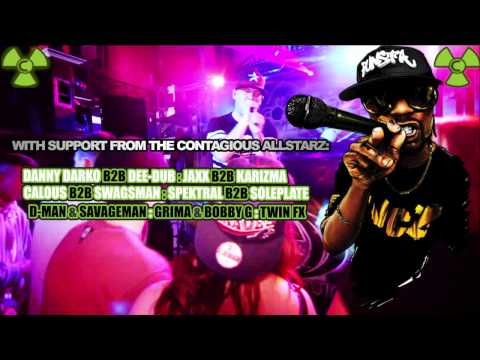 CONTAGIOUS & FUNSTA MC PRESENTS BAR:RAGE (21ST JUNE 2013) VIDEO ADVERT