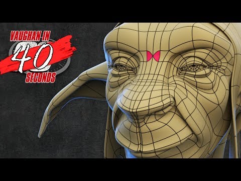 MODO | Pushing Points Bowtie Topology Script