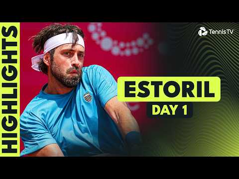 Marathon Van Assche Match; Basilashvili, Martinez & More Feature | Estoril 2026 Day 1 Highlights