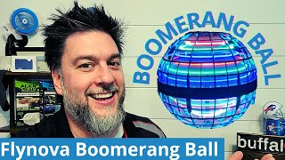 Boomerang Ball review. Hover Ball. FlyNova - How to use demonstration! flying orb wondersphere [372]