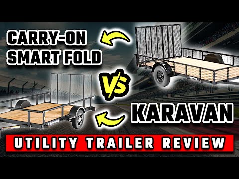 Carry-On Fold down side vs. Karavan Trailers.