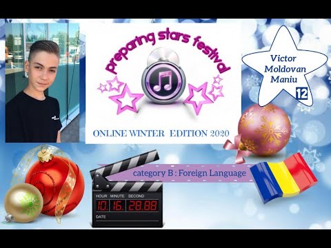 VICTOR MOLDOVAN MANIU -  Category B , 12 years ( Foreign Language )