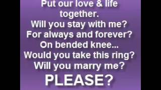 Will you marry me / ALABAMA