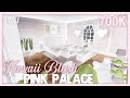 ROBLOX | Bloxburg: 700k Kawaii Blush Palace | Pt.3 | Tour + Speedbuild + Screenies