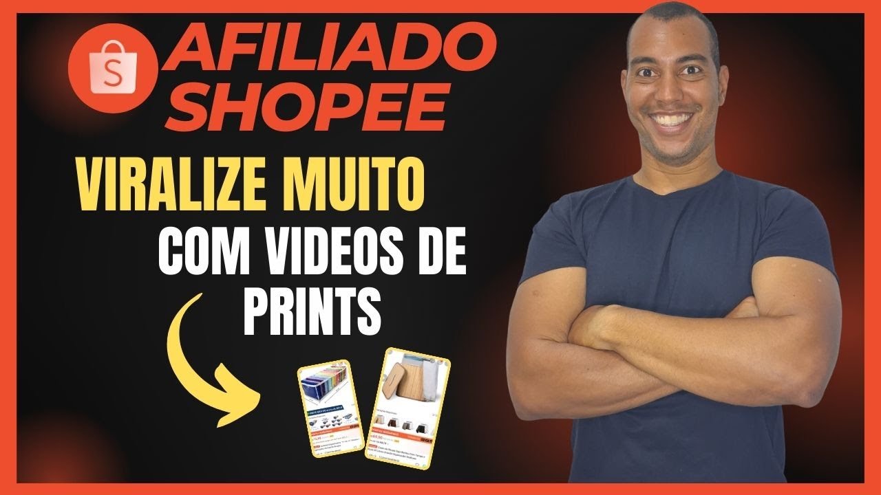 AFILIADO SHOPEE: Como criar videos virais com prints de produtos da SHOPEE | PASSO A PASSO