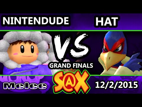 S@X 126 - Hat (Faclo, Marth, Falcon) Vs. SPY | Nintendude (Ice Climbers) SSBM GF - Smash Melee
