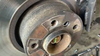 How to change the rear brakes and rotors with electronic parking brake BMW X3 (F25)