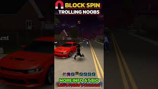 BlockSpin Trolling Noobs 🧲 #blockspin #robloxscript