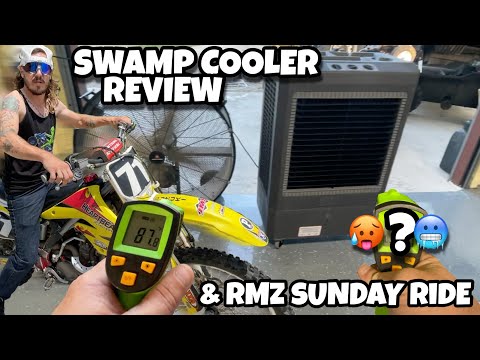 Swamp cooler view & RMZ Sunday ride