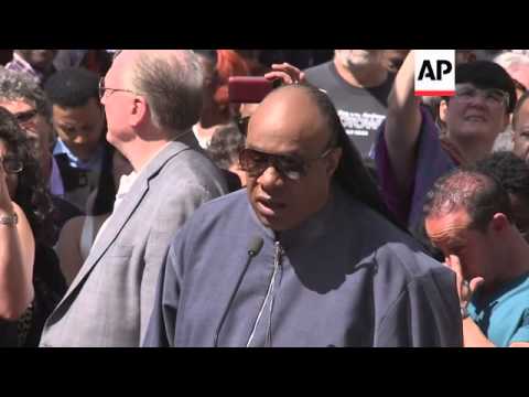Thumbnail for Stevie Wonder attends Funk Brothers Walk of Fame star ceremony and talks on gun control by The Funk Brothers