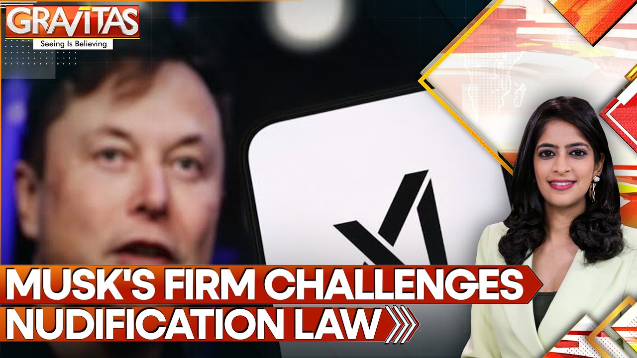 Musk's xAI Files Lawsuit Against Minnesota Over AI Nudification Ban | Gravitas