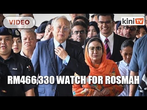 Najib explains why he spent RM466,330 on a watch for Rosmah