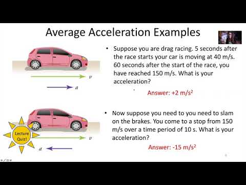Week 2 PHY 221 - Velocity and Acceleration