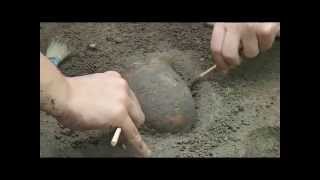 preview picture of video 'Excavating a Miniature Apalachee Jar at Mission Escambe'