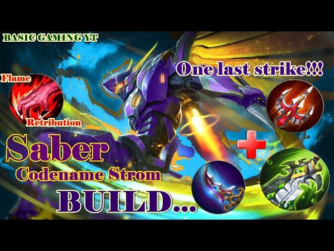 Best Build Saber II Edition Skin Legend Codename Strom , One last strike !!!