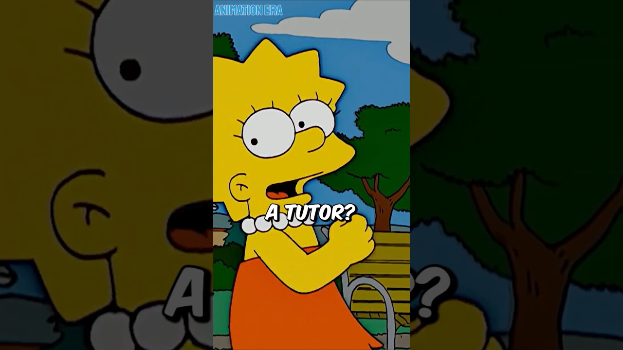 What Happens When Lisa Becomes A Tutor? #thesimpsons