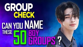 [KPOP GAME] CAN YOU NAME THESE 50 BOY GROUPS ?