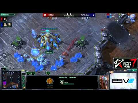 ESVTV - Gigabyte Stars War 7 - iGMacSed[P] VS GamaniaSen[Z] -  G3 / P1