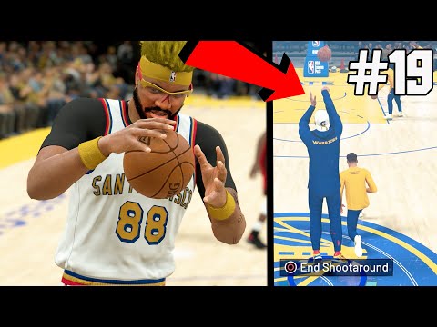 SCORING 80+ On HALL OF FAME! Half Court Shot! NBA 2k20 MyCAREER Best Center Build Gameplay Ep. 19