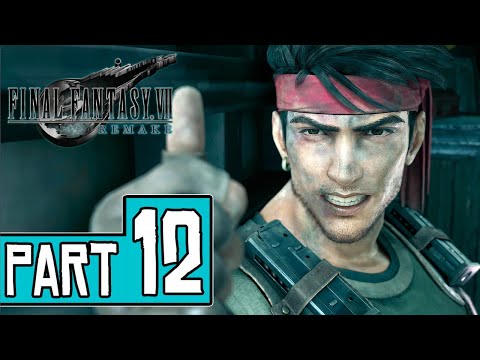 Final Fantasy VII Remake Walkthrough Part 12 (PS4 Pro) FULL GAME No Commentary @ 1080p ᴴᴰ ✔