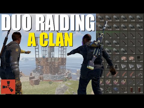 We 2 Man Online Raided a Clan for Revenge in Rust