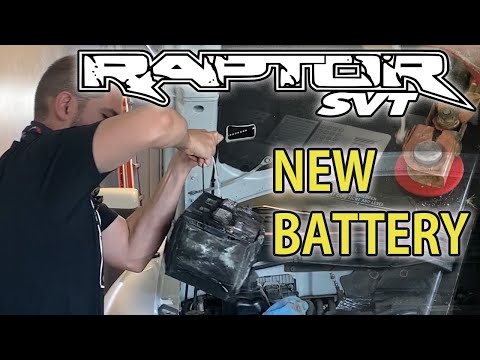 Ford Raptor SVT (F-150) Truck Battery Replacement