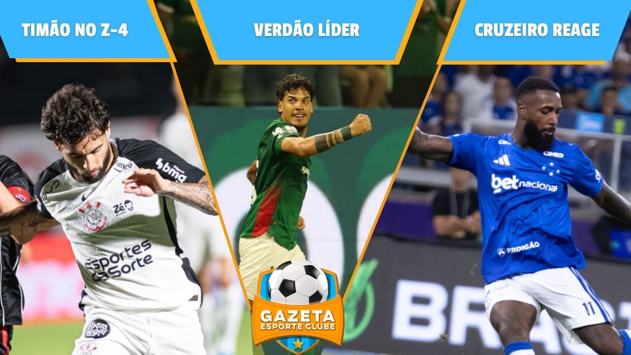 Corinthians no Z-4! Cruzeiro reage e Palmeiras e Flamengo seguem no topo