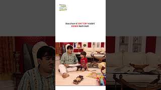 Download lagu Bacchon Ki Battery Kabhi Down Nahi Hoti !  #tmkoc #funny #jethalal #daya #shortsfeed mp3