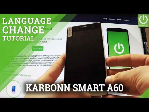 KARBONN SMART A60 CHANGE LANGUAGE / Language Settings
