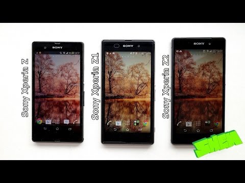 Sony Xperia Z vs. Xperia Z1 vs. Xperia Z2 hands on comparison [EN]