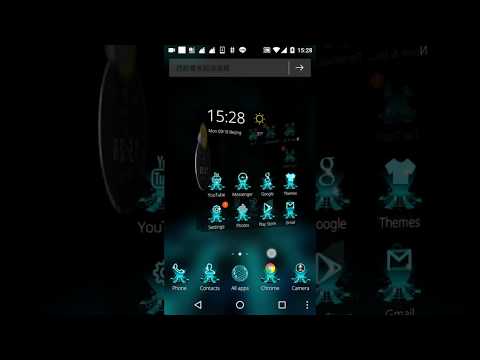 3D Dynamic Hologram Projection Launcher Theme Video