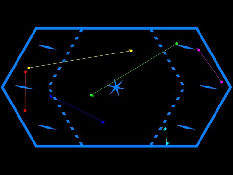 The Line Battle in Algodoo