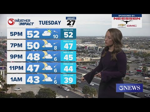 Chilly overnight, but not frigid in Corpus Christi
