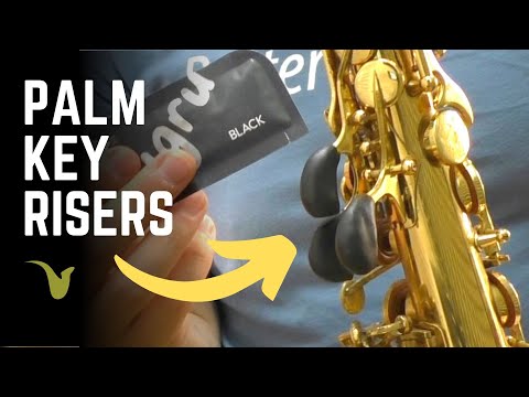 DIY PALM KEY RISERS for Saxophone