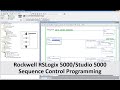 AB05 Rockwell RSLogix 5000 Studio 5000 Sequence Control Programming