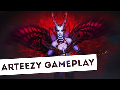 Arteezy Queen of Pain | Dota 2 gameplay