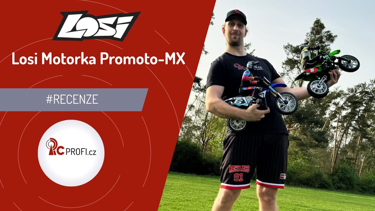 Motocykel Losi Promoto-MX 1:4 RTR, Pro Circuit