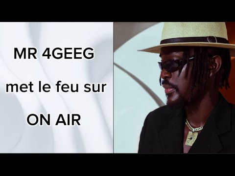 mr 4geeg met le feu en studio en live avec ses titres you go dey et waka waka