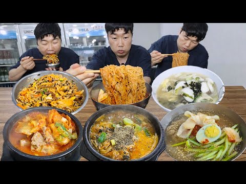 곱빼기급 물냉면 비빔냉면 뼈해장국.. 6천원ㄷㄷ 비빔밥 떡만둣국 만원어치 털기..