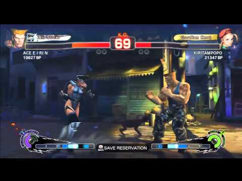 SSF4: ACE E I RI N (Guile) VS KIRITAMPOPO (Cammy)