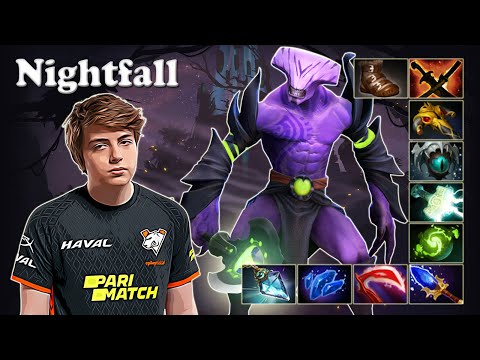 Nightfall - Faceless Void Safelane vs Save Lina | Dota 2 7.29d Gameplay