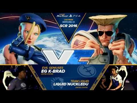 SFV: EG|K-Brad vs Liquid|'NuckleDu - SCR 2016 Top 8 - CPT2016
